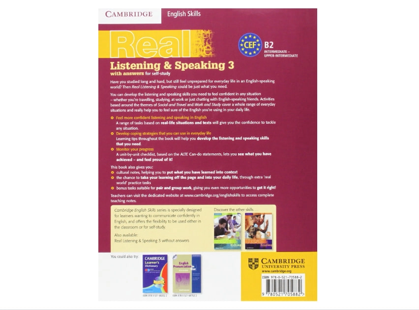 Miles Craven: Cambridge English Skills Real Listening and Speaking 3 with Answers arzon