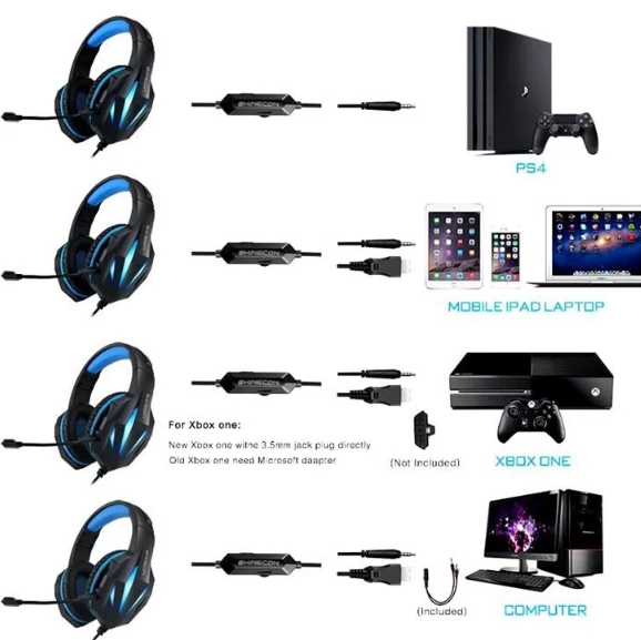 Игровые наушники Shinecon HS-6 рассрочка