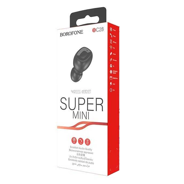 Borofone BC28 simsiz naushniklari qora onlayn