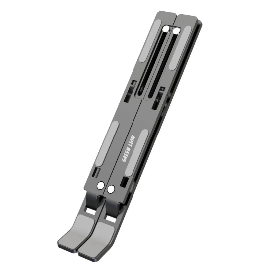 Green Lion X -Foldable Holder GNXFOLDASGY – stolga qo‘yiluvchi noutbuk yig‘ma tagligi arzon