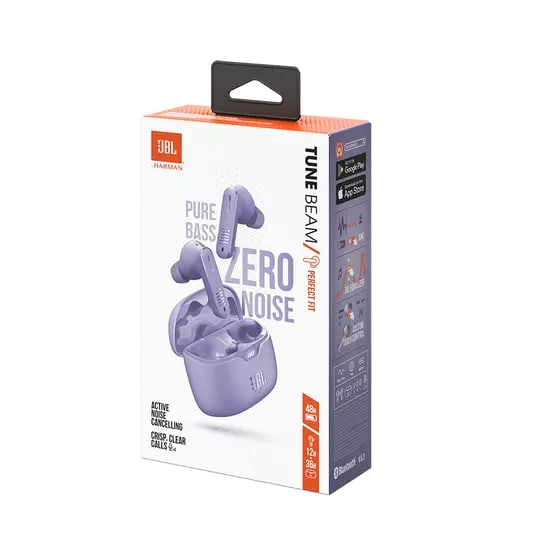Беспроводные наушники JBL Tune Beam фиолетовый быстрая доставка