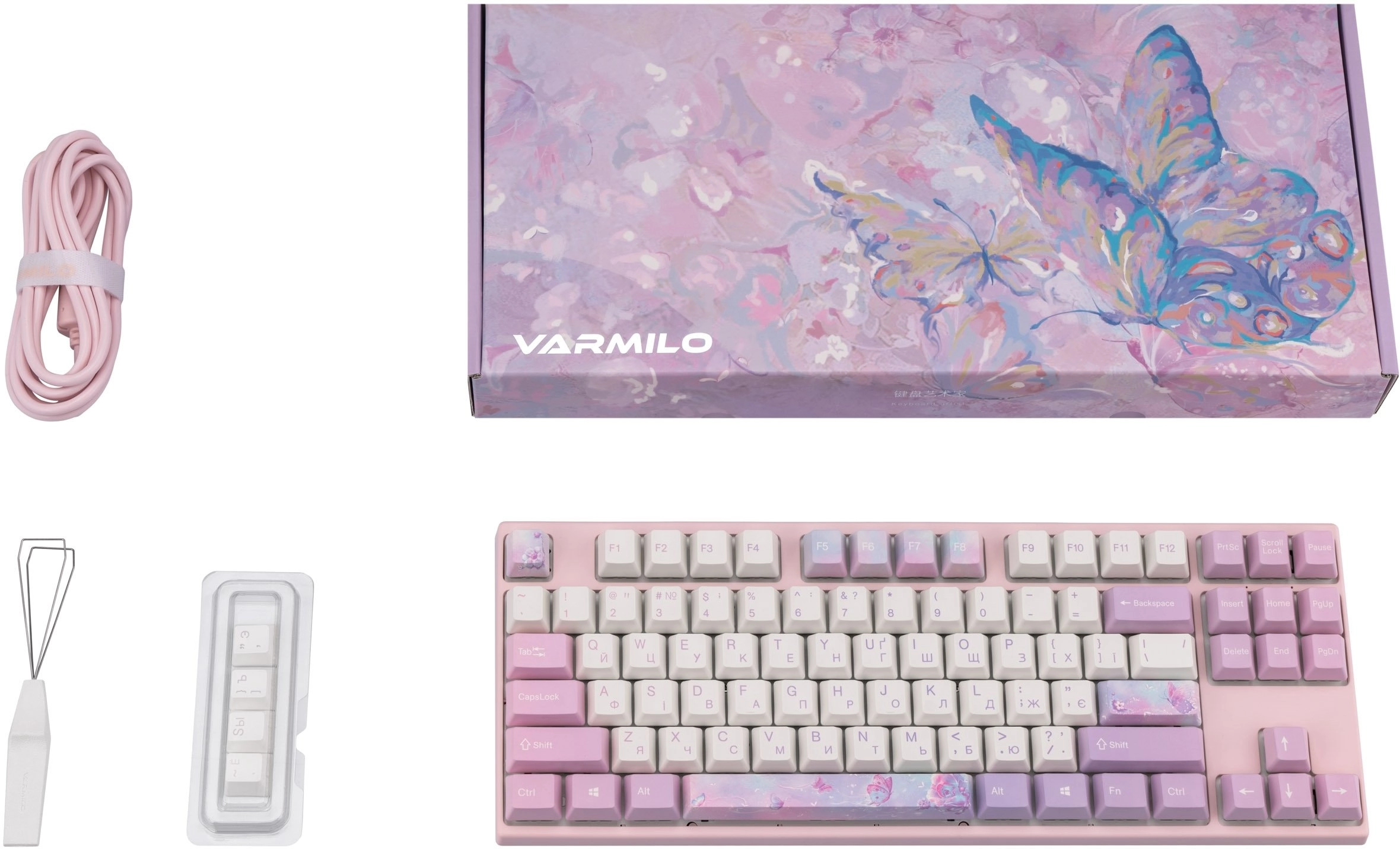 Клавиатура Varmilo VEM87 Dreams On Board EC V2 Sakura быстрая доставка