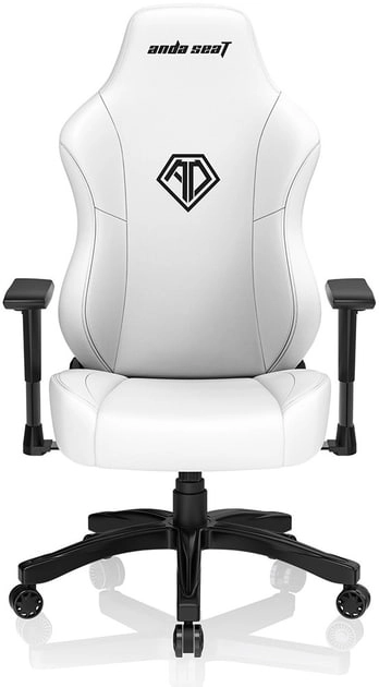 Anda Seat Phantom 3 Size L White PVC o‘yin kreslosi arzon