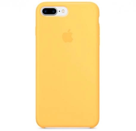iPhone 7/8 Plus uchun Silicone Case g‘ilofi, sariq sotib olish