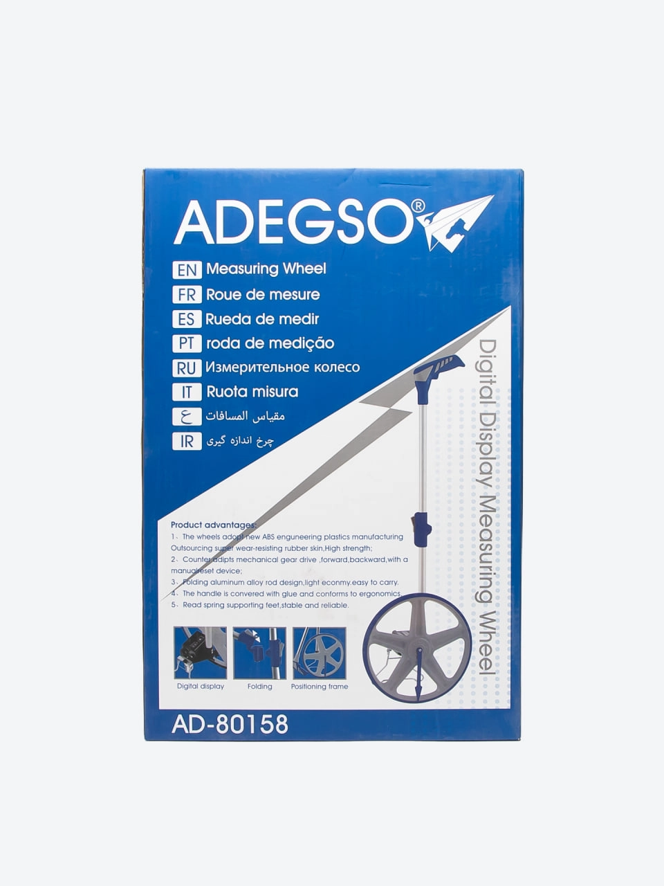 ADEGSO AD-80158 raqamli o‘lchovchi g‘ildirak bo'lib to'lash