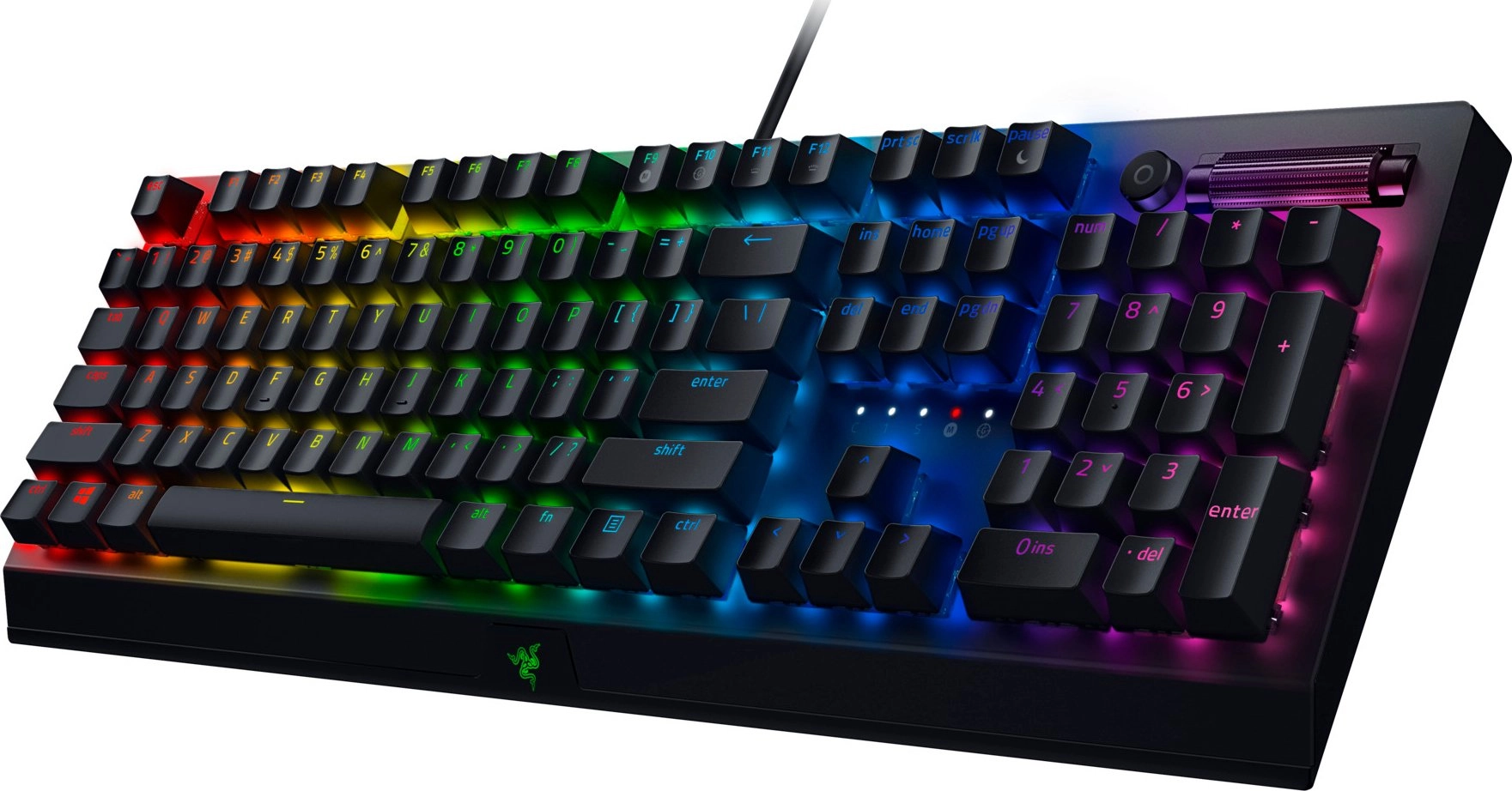 Razer BlackWidow V3 Razer Yellow Switch USB Black Klaviaturasi yetkazib berish