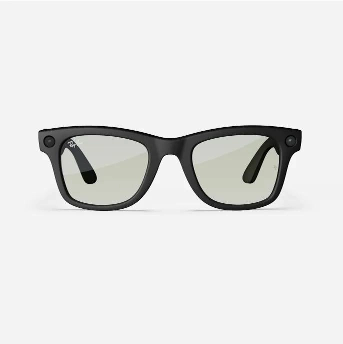 Aqlli ko‘zoynaklar Ray-Ban Meta Wayfarer Clear to Graphite Green Transitions Standart arzon
