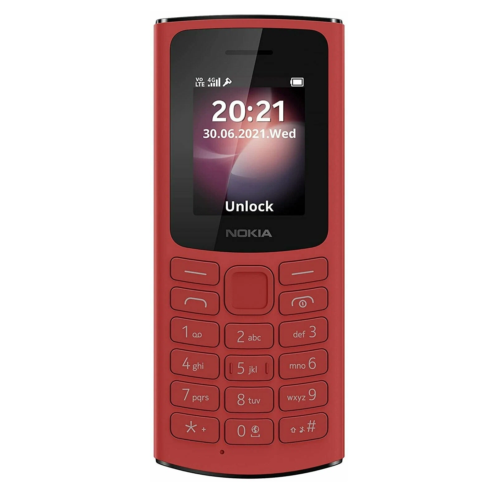 Nokia 105 TA-1557 DS EAC UA Red telefoni arzon
