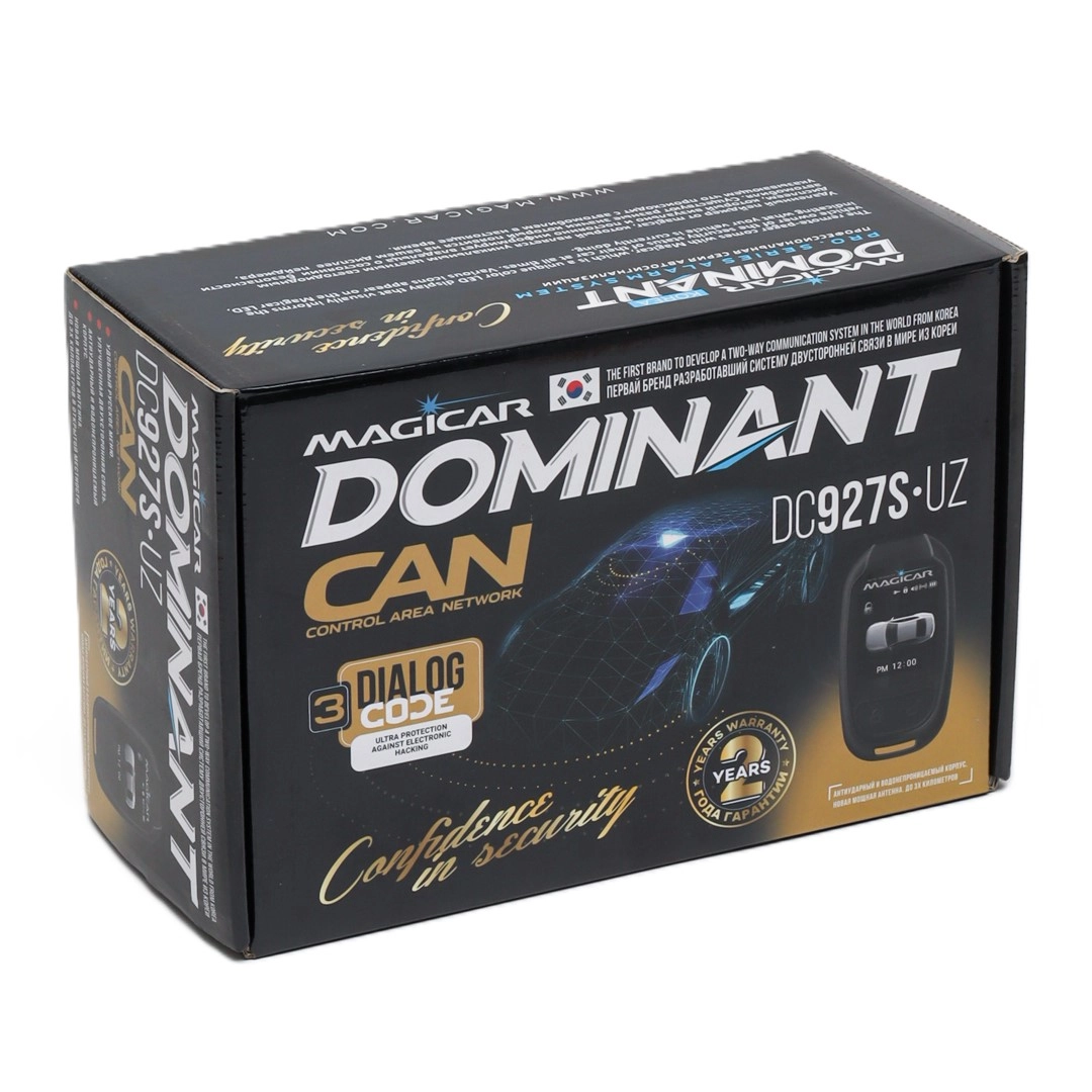 Magicar Dominant DC927S avtosignalizatsiyasi avto ishga tushirish funksiyasi bilan yetkazib berish