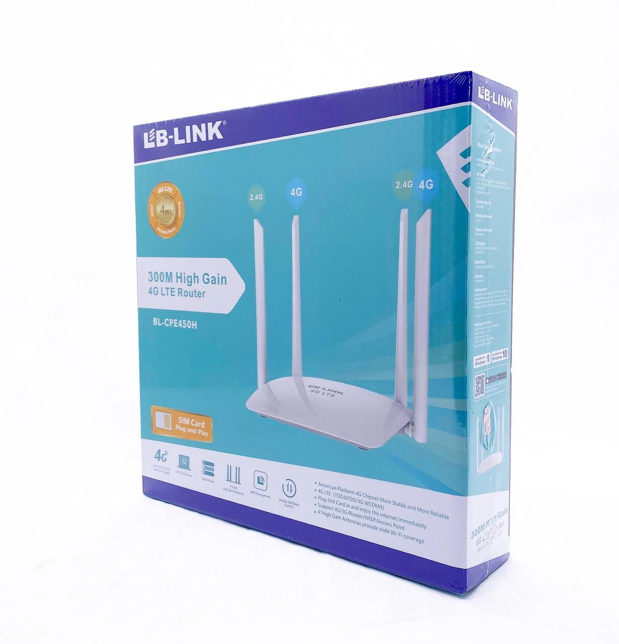 Беспроводной Wi-Fi Роутер LB-Link 4G LTE BL белый купить