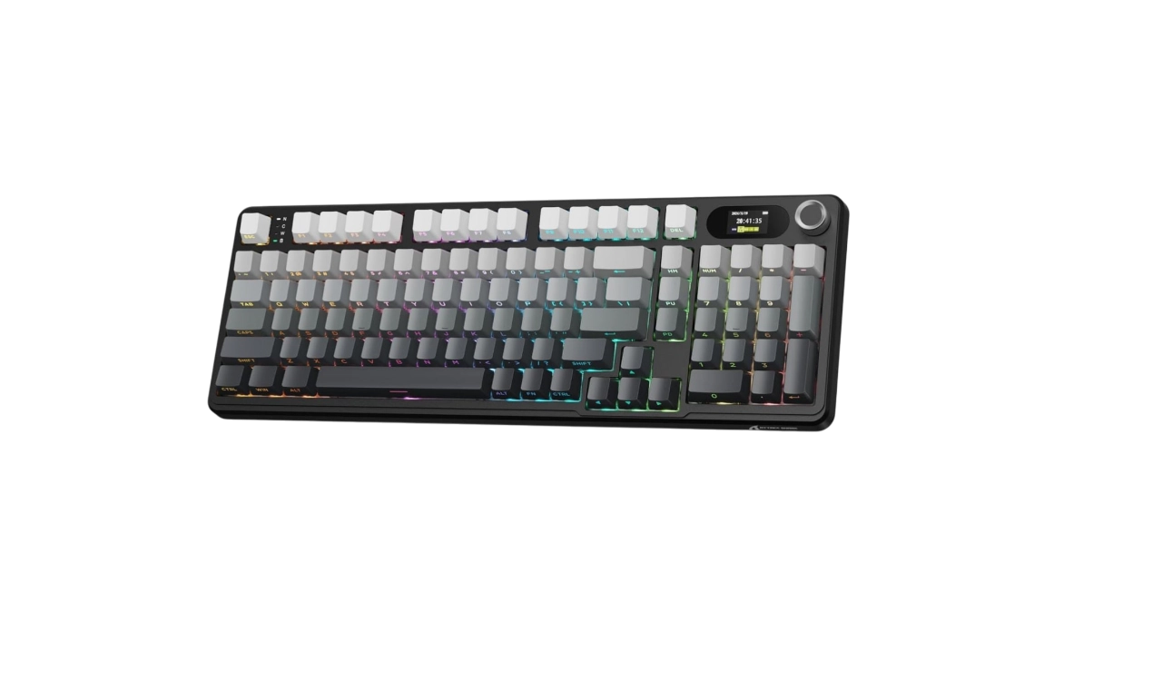 O'yin klaviaturasi Attack Shark X98 PRO, Grey Gradient sotib olish
