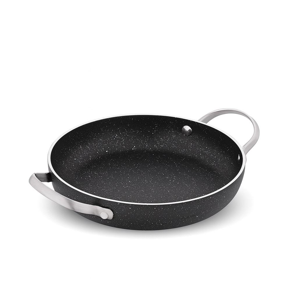 Korkmaz Galaksi 22 sm 1.5 l alyuminiy, ikki tutqichli omlet tovasi (A1839) , Black O'zbekistonda