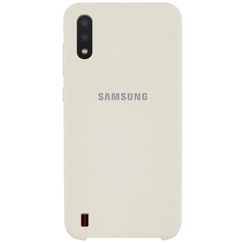 Samsung Galaxy A01 uchun cover g‘ilofi, oq sotib olish