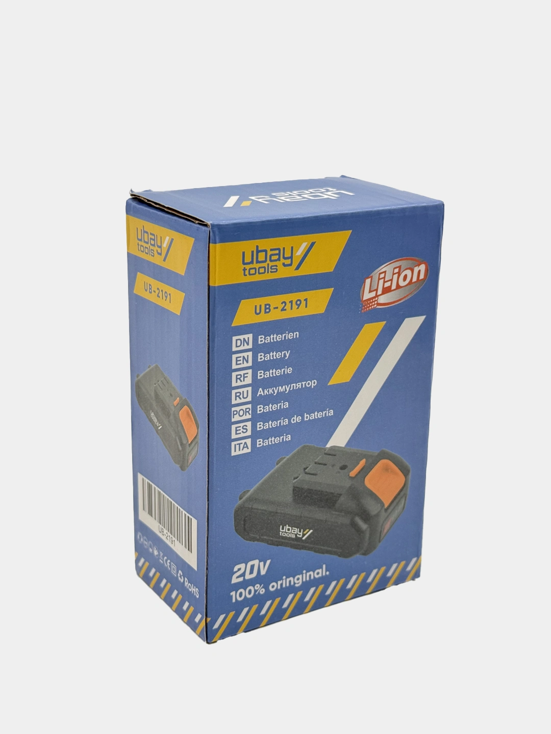UBAY Tools UB-2191 B21 akkumulyatori (20V, Li-Ion) bo'lib to'lash