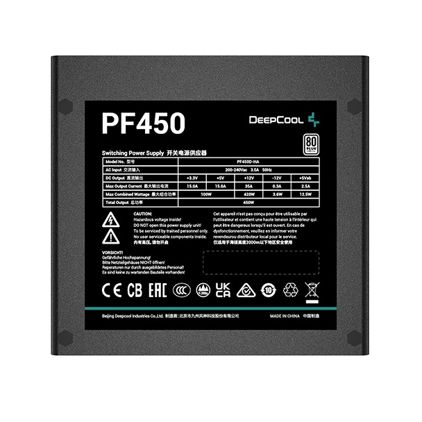 Блок питания DEEPCOOL PF450 в Узбекистане