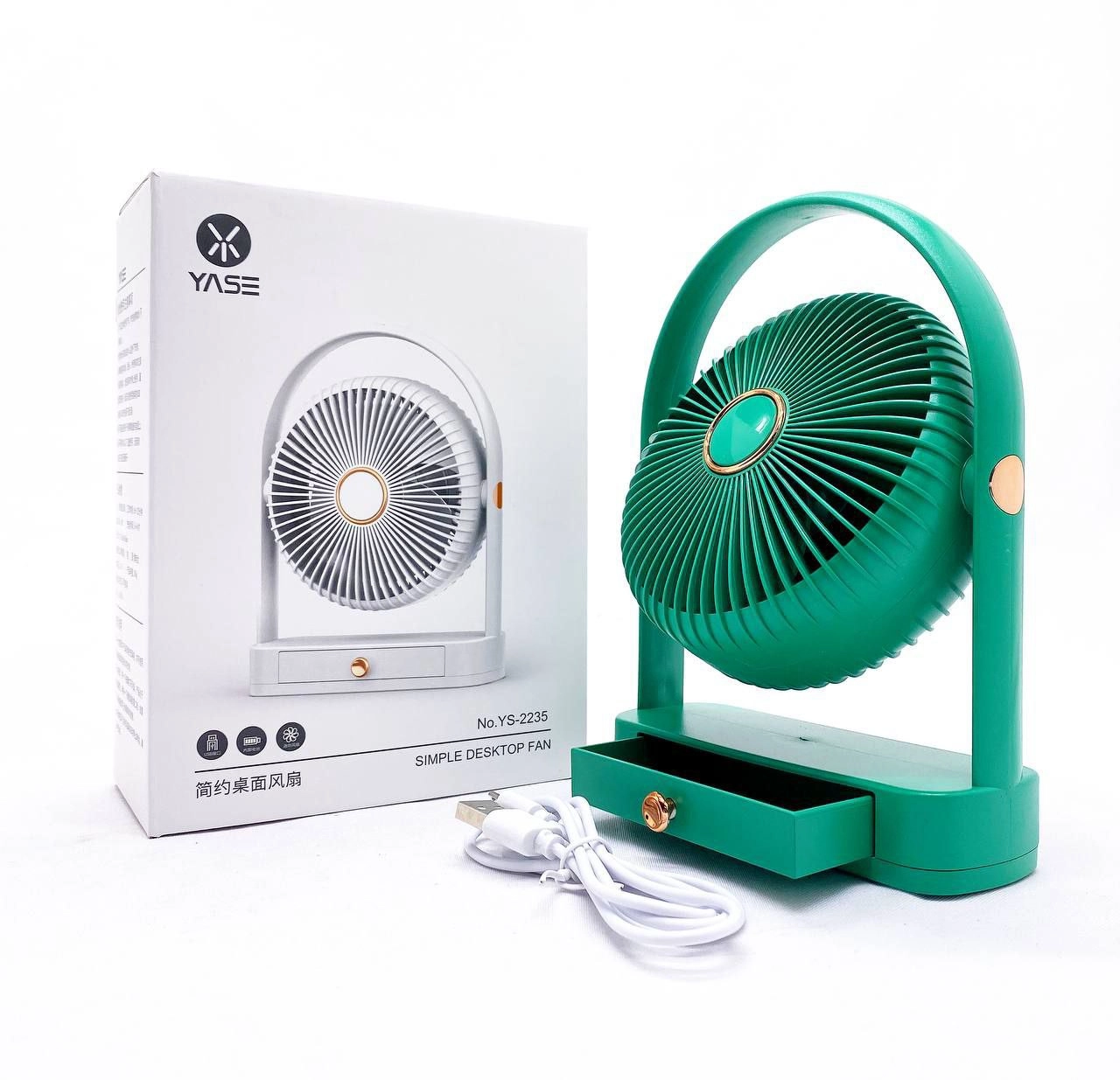 Yase YS2235 yashil ko‘chma mini-ventilyatori sotib olish