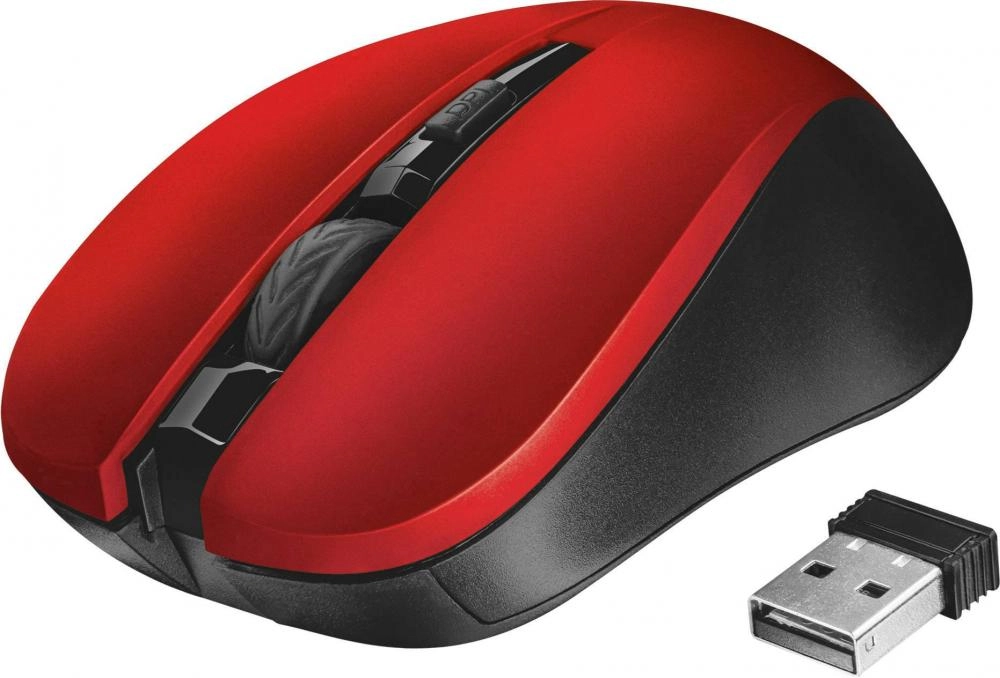 Беспроводная мышь Trust Mydo Silent Click Wireless USB (Red) онлайн