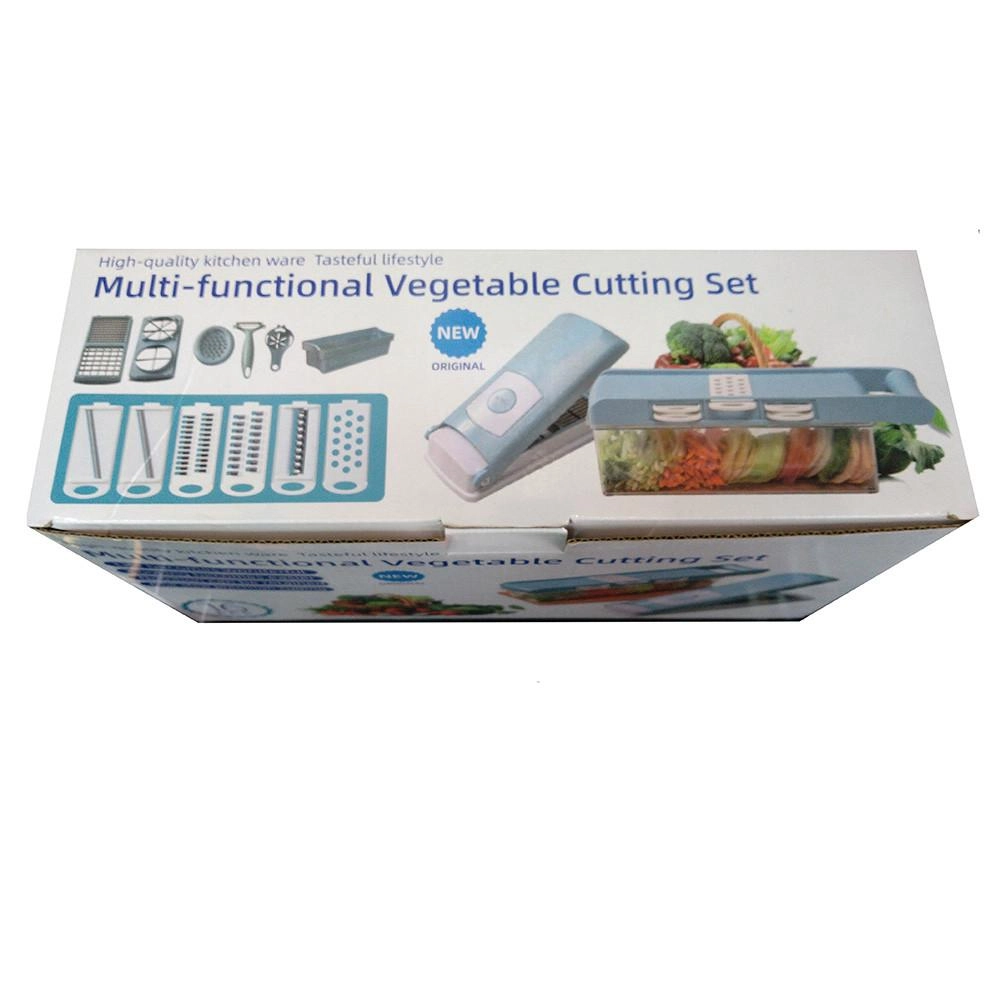 Multi-function Vegetable Cutting Set – konteynerli, ko‘pfunksiyali qirg‘ich-to‘g‘ragich arzon