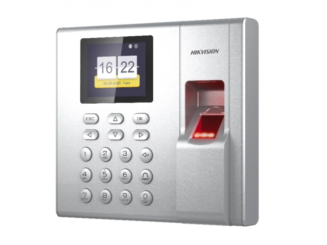 Сетевой контроллер доступа со считывателем отпечатков пальцев Hikvision DS-K1T8003EF купить