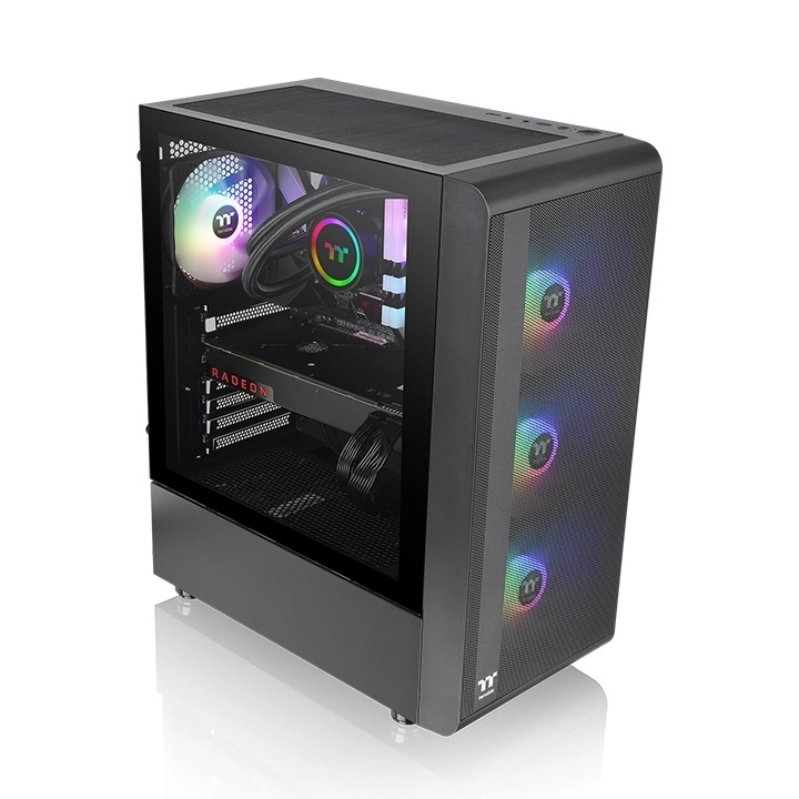 Thermaltake S200 TG ARGB Black (CA-1X2-00M1WN-00) kompyuter korpusi arzon