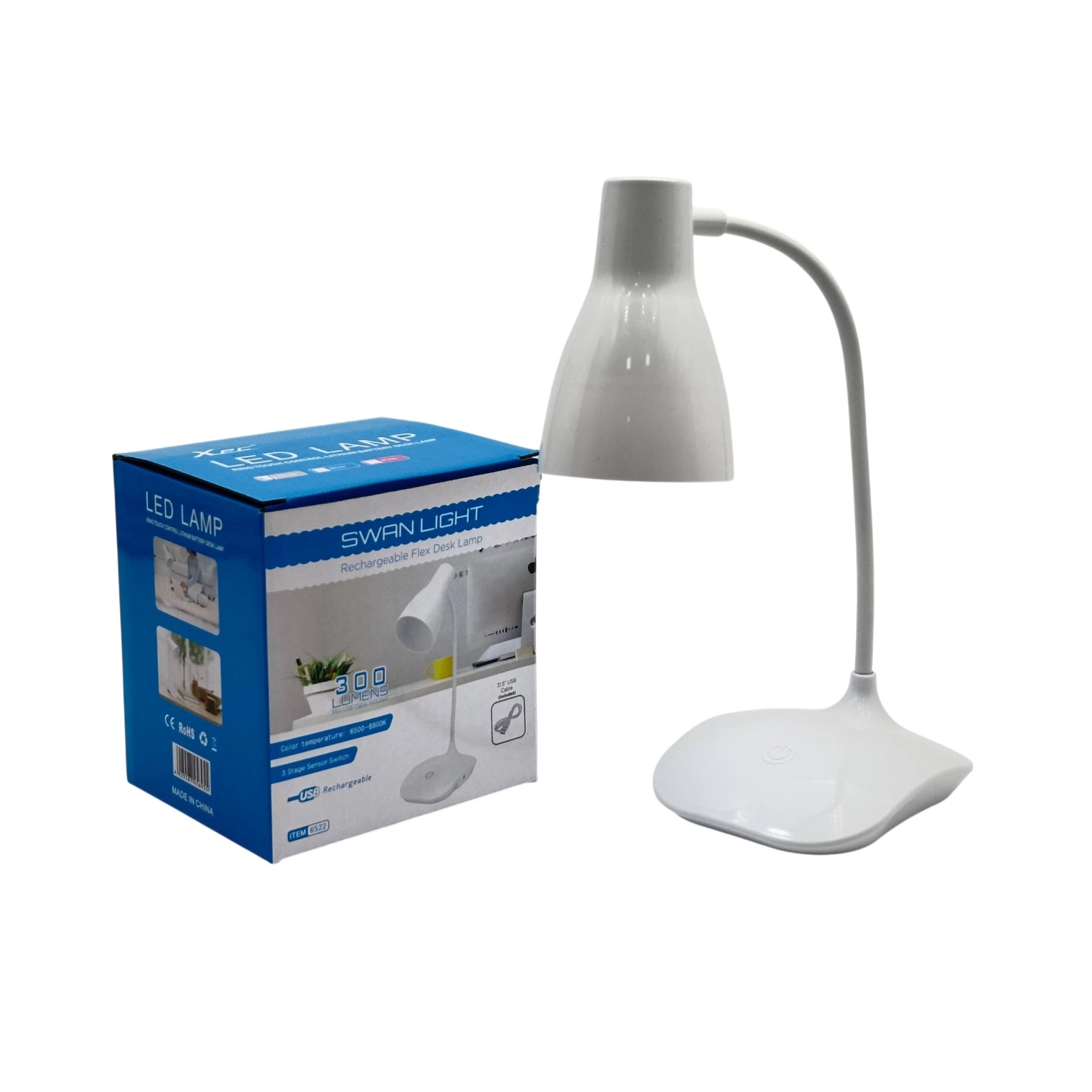 Swan Light oq stol lampasi 6522 sotib olish