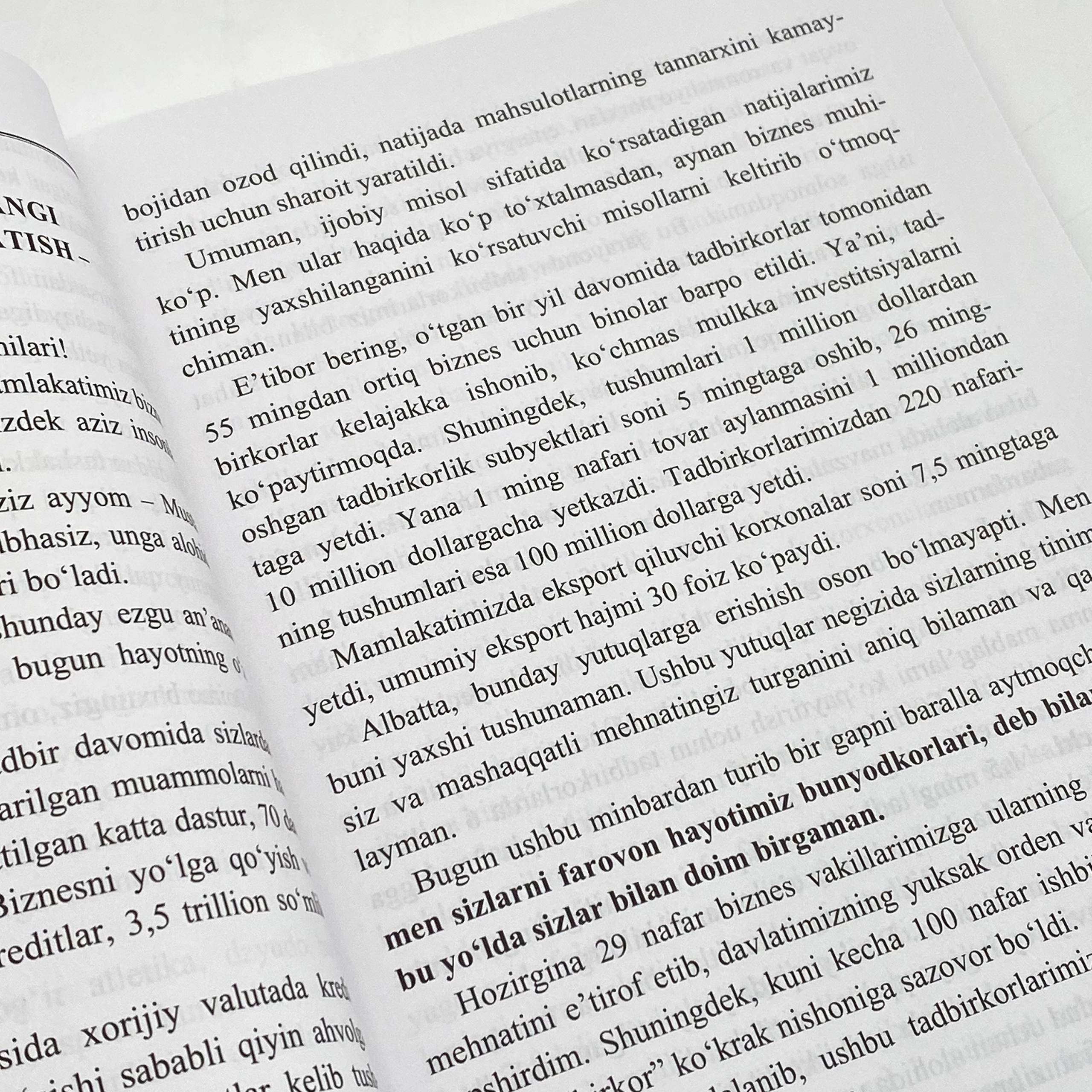 Shavkat Mirziyoyev: Xalqchil islohotlar xalqimiz manfaatlariga xizmat qiladi (lotin) bo'lib to'lash