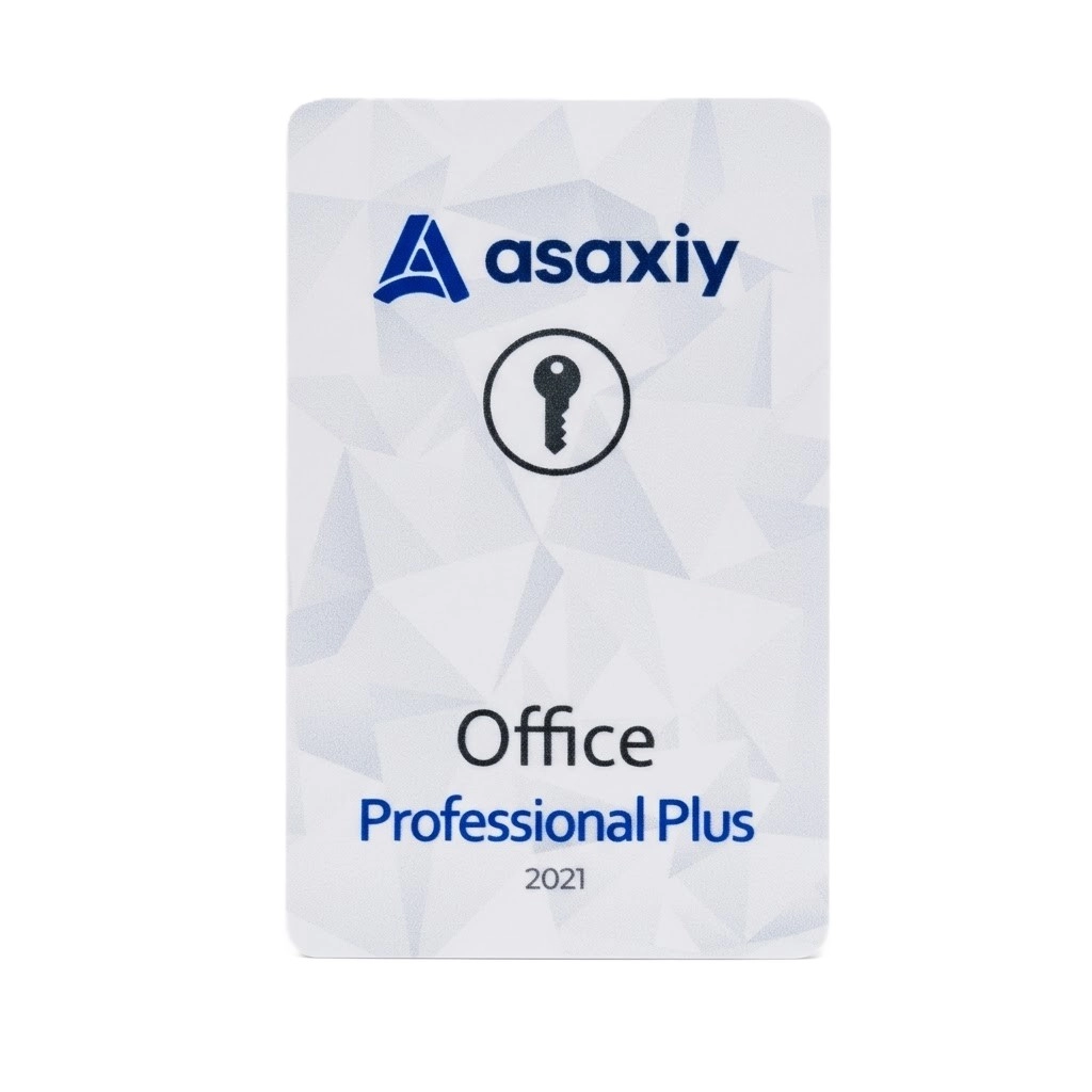 Лицензионный ключ активации Microsoft Office Professional Plus 2021 на карточке купить