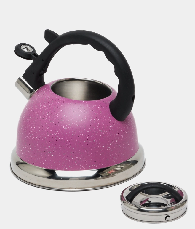 Чайник со свистком Domassi 7575 розовый (3.5Л) онлайн
