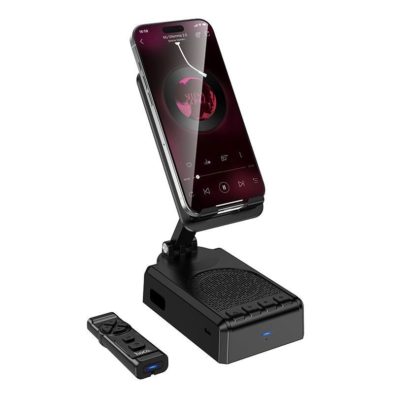 Simsiz portativ kolonka Hoco HC45 smartfon tutqichi bilan , Black O'zbekistonda