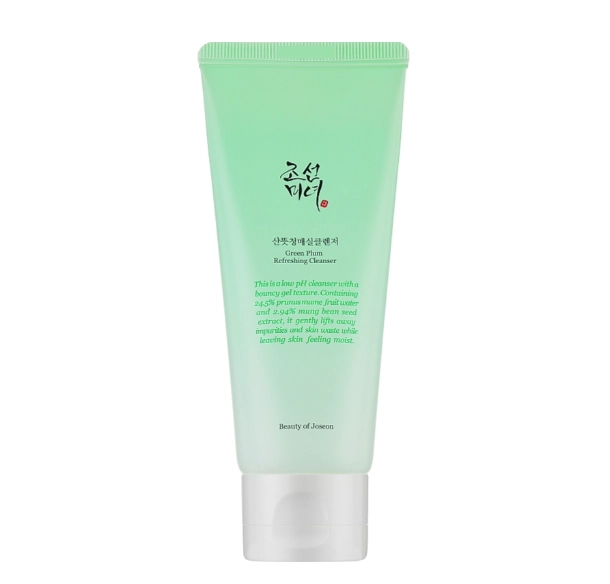 Освежающий гель для умывания с зелёной сливой Beauty of Joseon Green Plum Refreshing Cleanser купить
