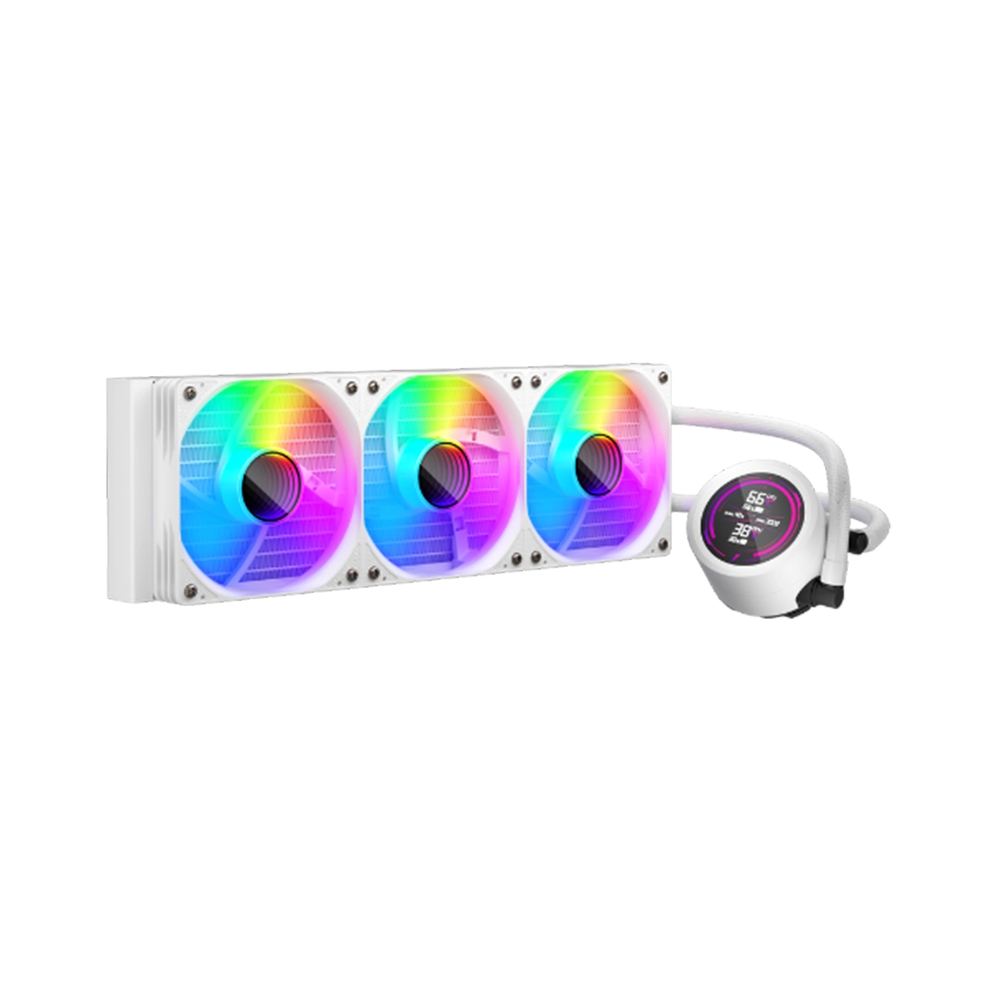 1STPLAYER TS4 360 Liquid Cooler sovutish tizimi, white arzon