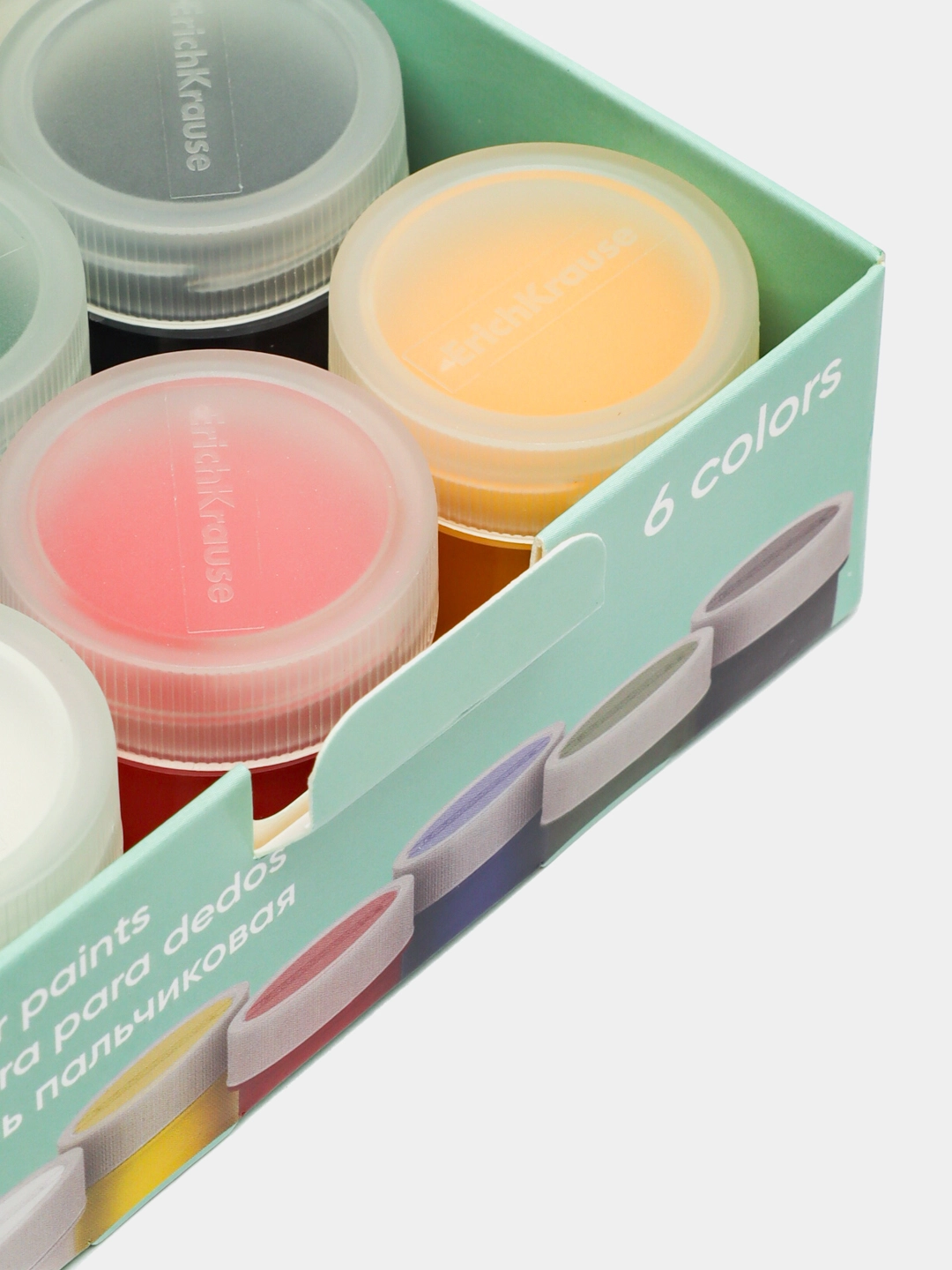 Aloe Vera qo‘shilgan ErichKrause Baby barmoq bo‘yoqlari, 6 rangli onlayn