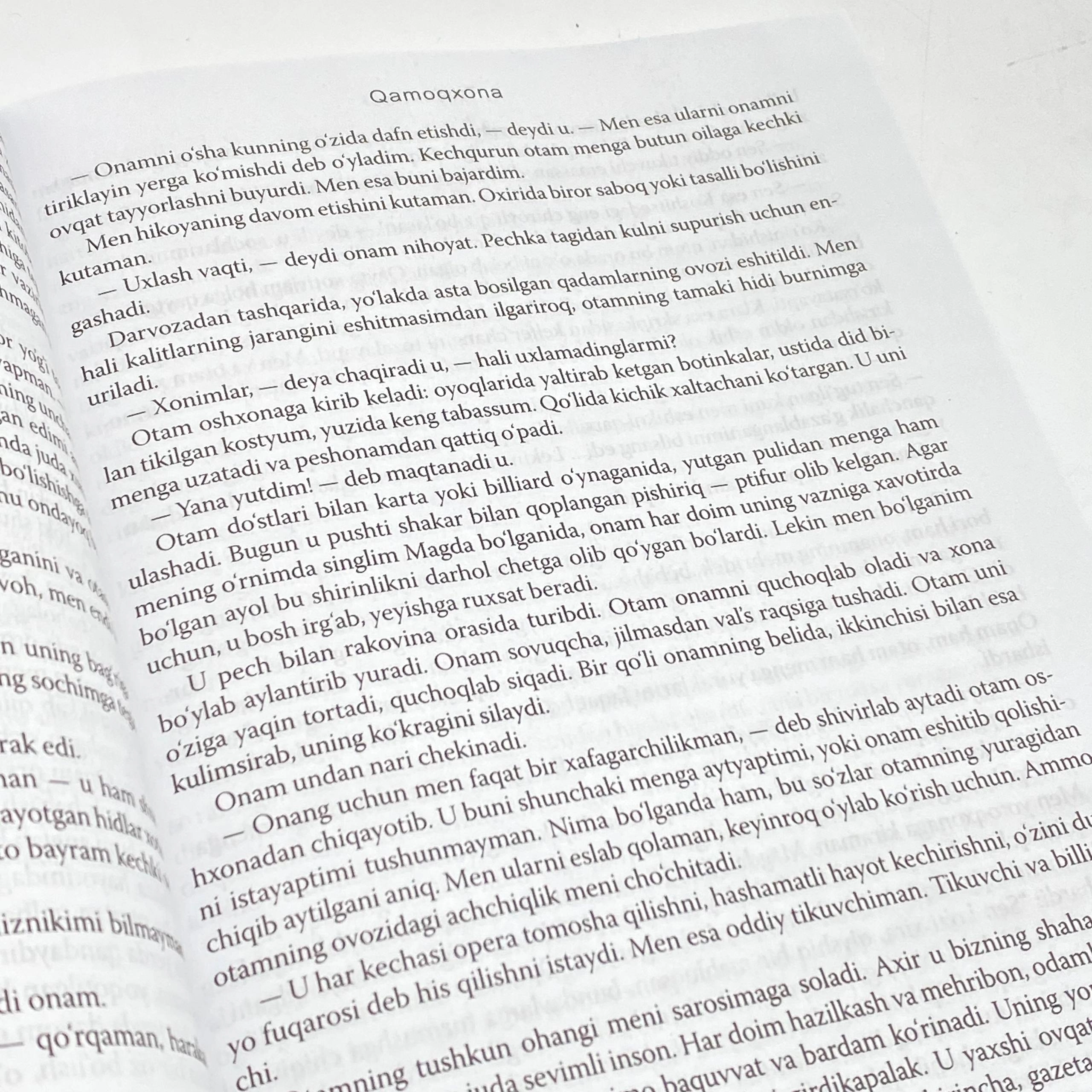 Edit Yeva Eger, Esme Shvall-Veygand: Tanlov O'zbekistonda