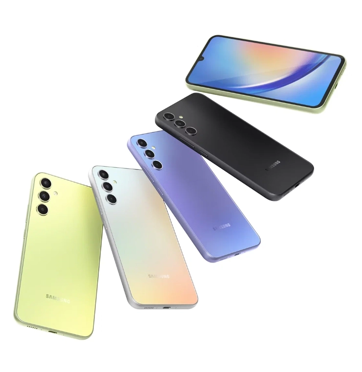 Смартфон Samsung Galaxy A34 8/256GB Серебристый с фото