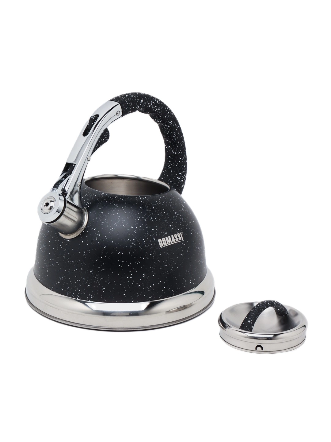 DOMASSI DMK-7601 3.5 l, hushtakli choynak, zanglamaydigan po‘latdan , Black O'zbekistonda