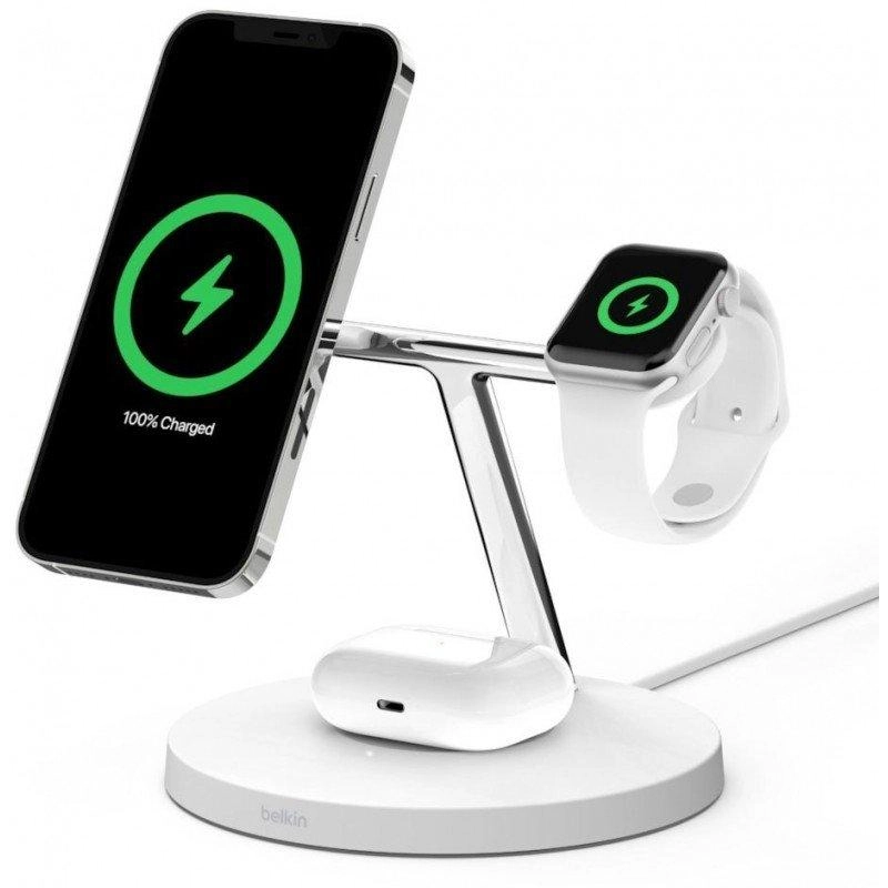 Беспроводное зарядное устройство Belkin MagSafe 3-in-1 Wireless Charger WIZ009vf в Узбекистане