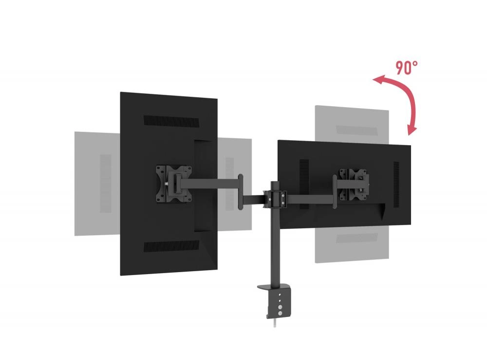 Настольный кронштейн KSL для двух мониторов DM32T цена
