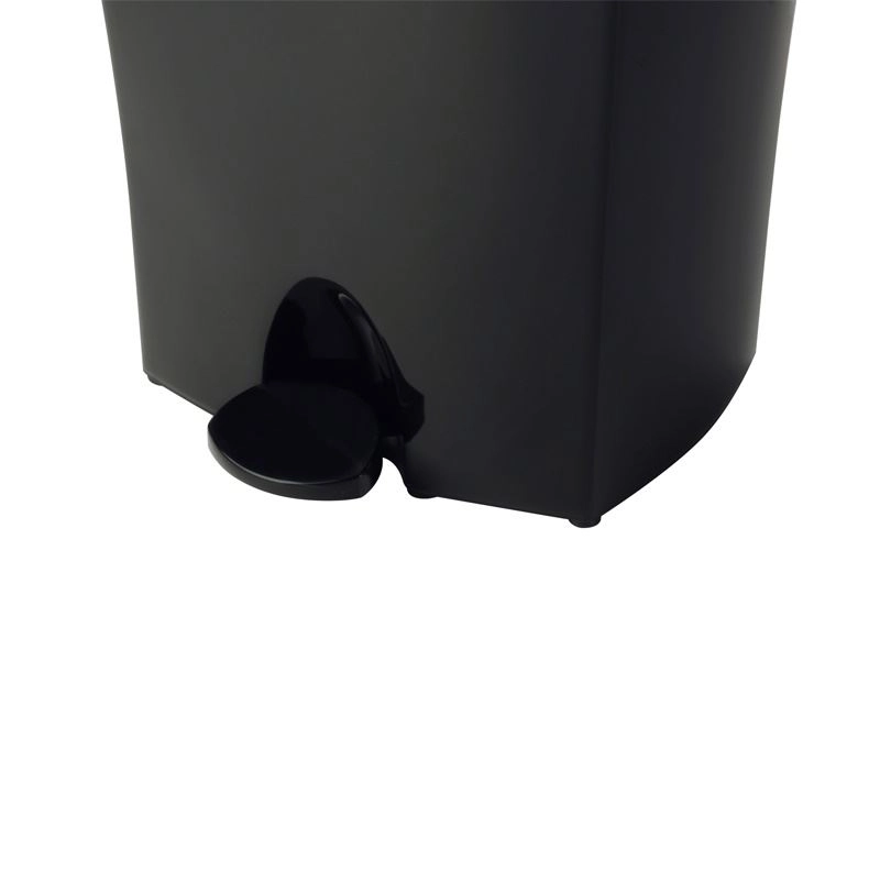 Ведро пластмассовая для мусора  Trash Star Bin 10 lt Black в Узбекистане