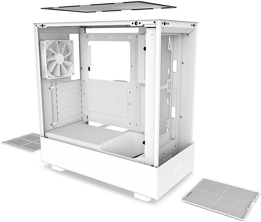 Корпус NZXT H5 Flow Edition White рассрочка