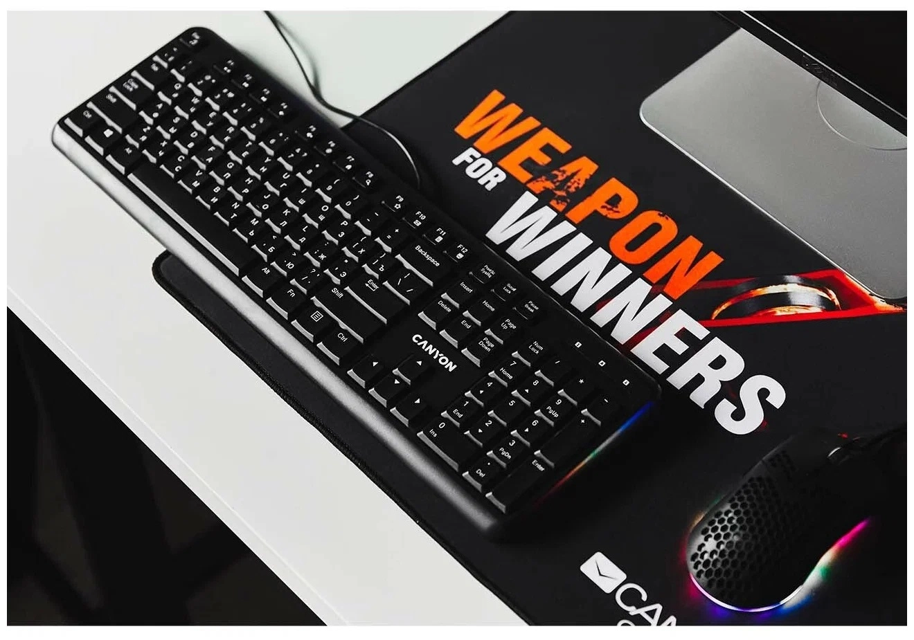 Клавиатура Canyon HKB-20 USB рассрочка