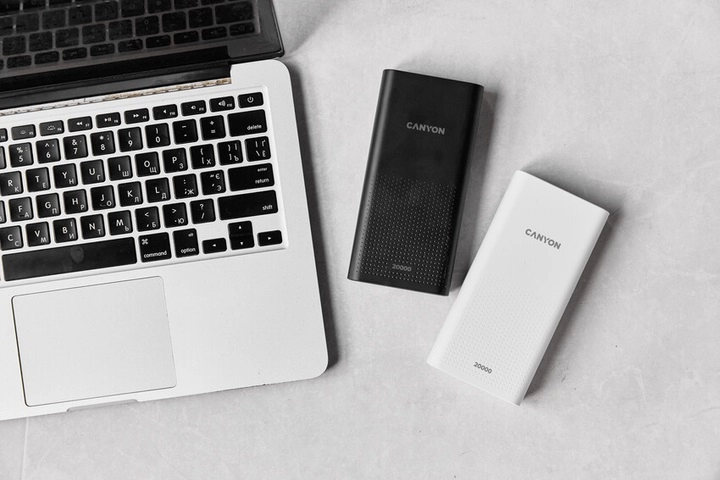Внешний аккумулятор Canyon PB-2001 черный 20000 mAh bo'lib to'lash