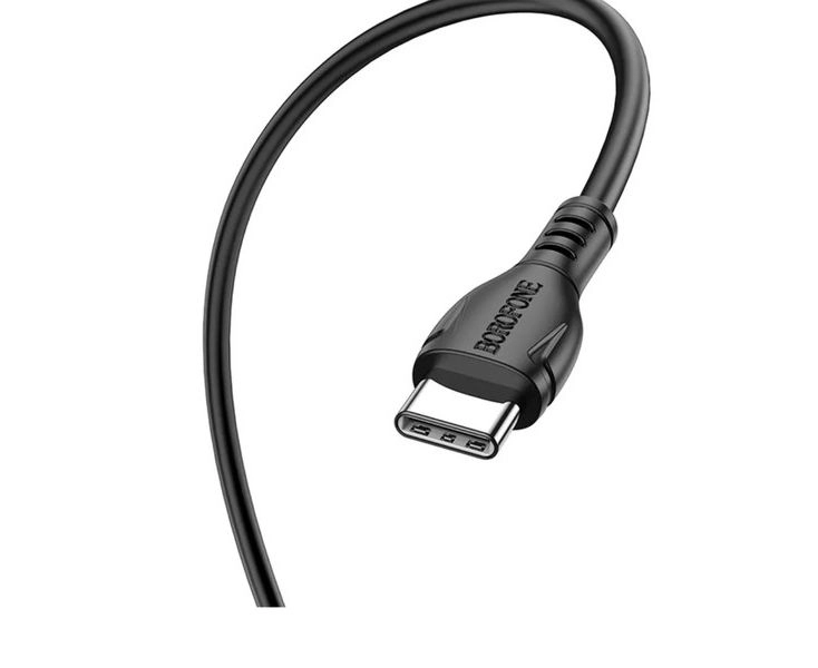 Borofone USBga USB Type-C BX51 Triumph 3.0A kabeli , Black O'zbekistonda
