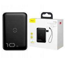 Baseus Mini S Bracket 10W Wireless Charger Power Bank 10000mAh 18W tashqi akkumulyatori O'zbekistonda