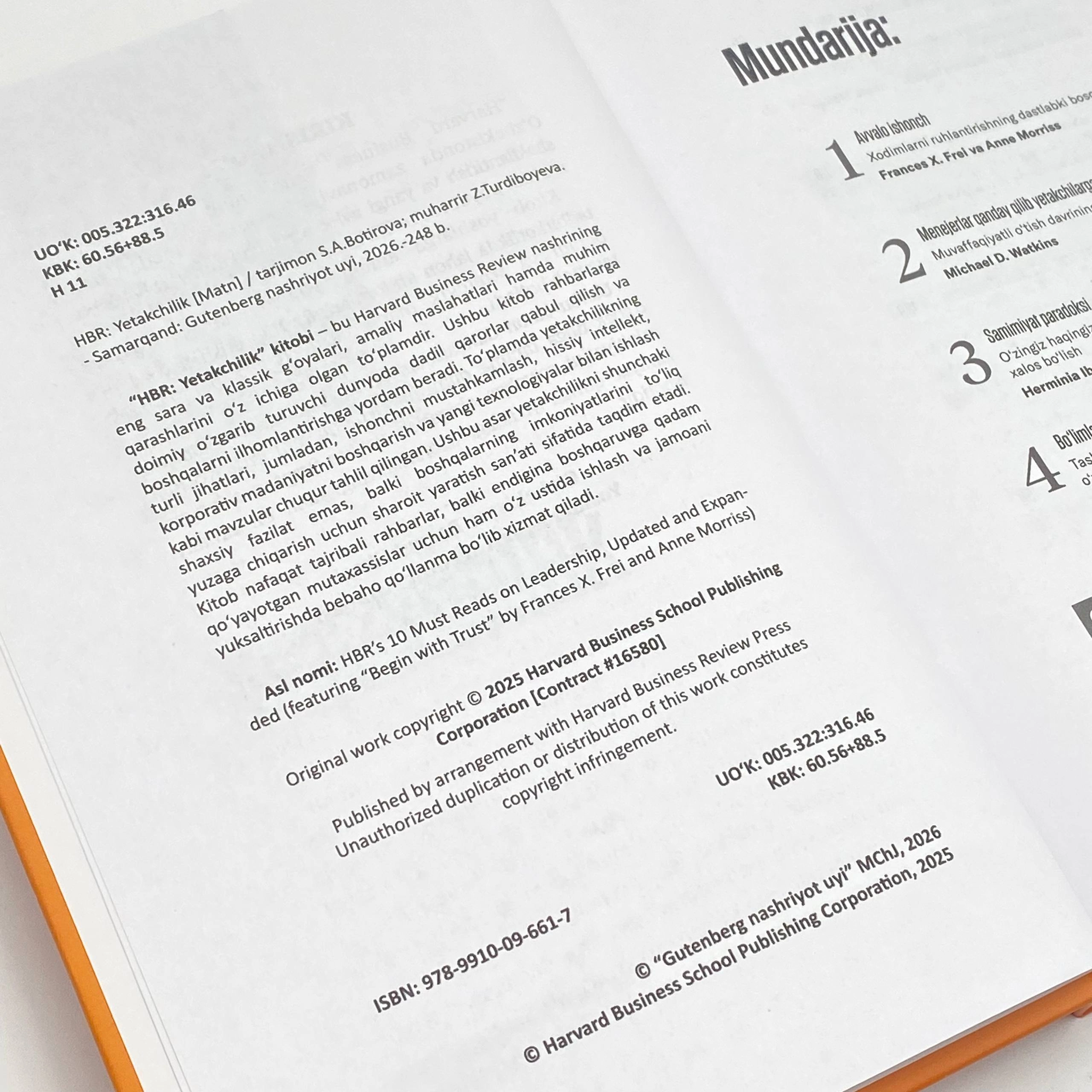 Harvard Business Review 10 O'qilishi shart maqola: Yetakchilik arzon