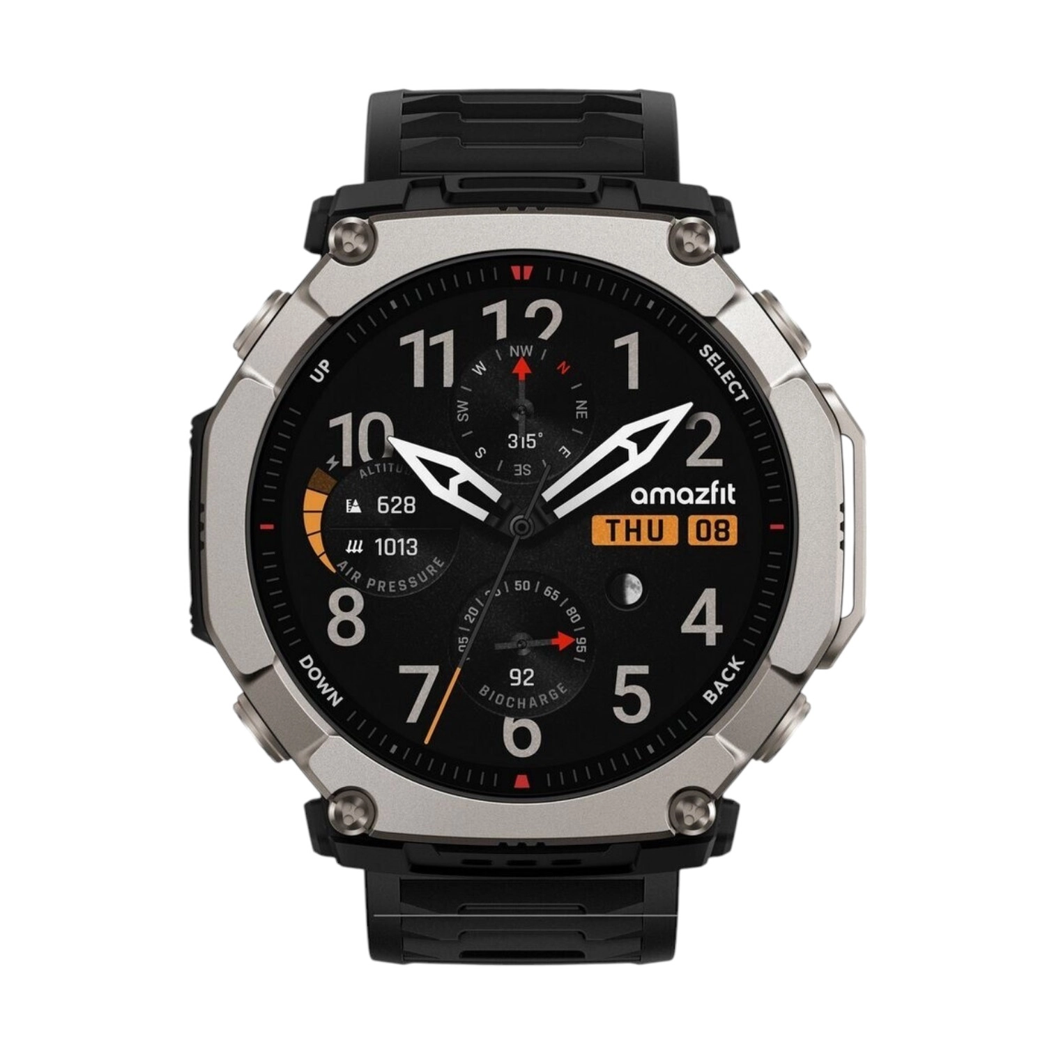Smart-soat Amazfit T-Rex Ultra 2 , Black Magma sotib olish