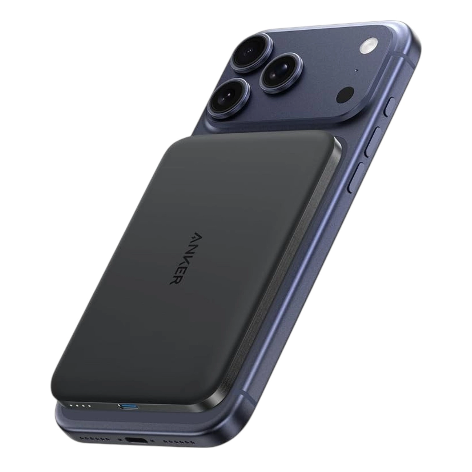 Tashqi akkumulyator Anker Nano Power Bank (5000 mАs, MagGo, Slim) , Black O'zbekistonda