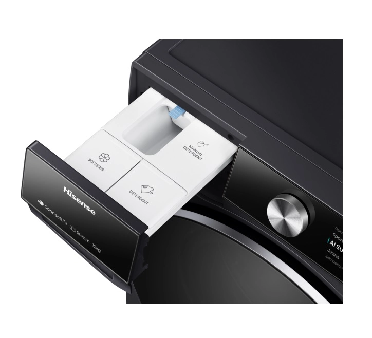 Hisense WF7S1247BB 12 Kg kir yuvish mashinasi tez yetkazib berish