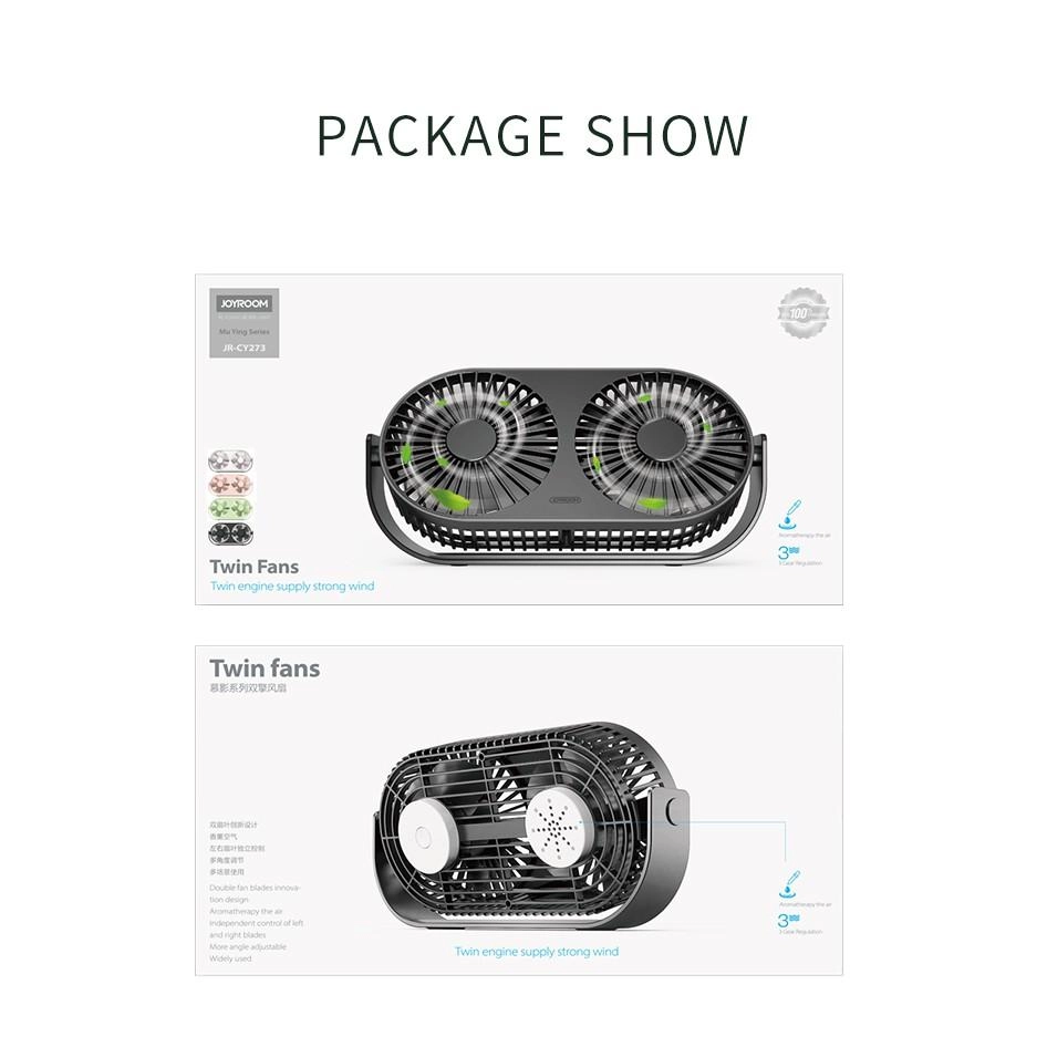JOYROOM JR-CY273 (Black) ko‘chma ventilyatori arzon