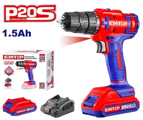Akumulyatorli drel-shurupovert EMTOP ECDL620011 sotib olish