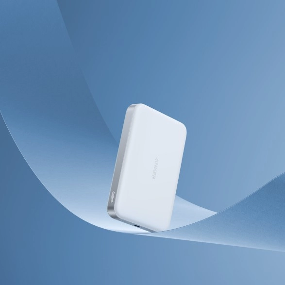 Tashqi akkumulyator Anker MagGo Power Bank 10000 mAs 30W , White onlayn